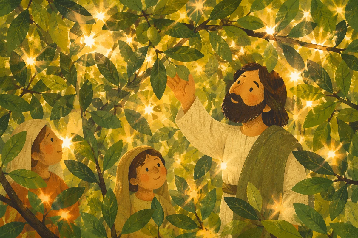 Joyful Sunlight Dancing Through Summer Leaves