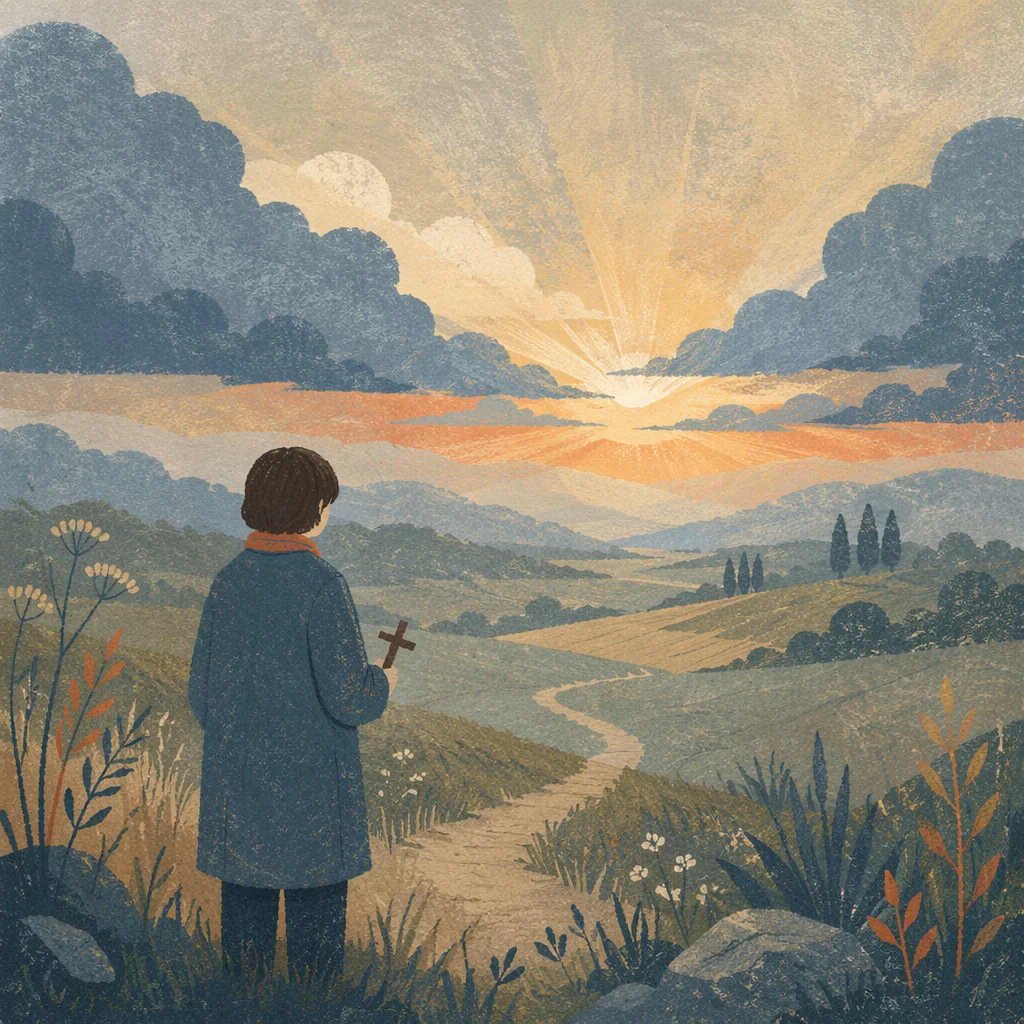 Prayerful Longing Toward Dawn Horizon