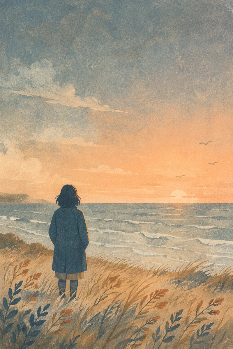Solitary Longing at the Ocean Horizon