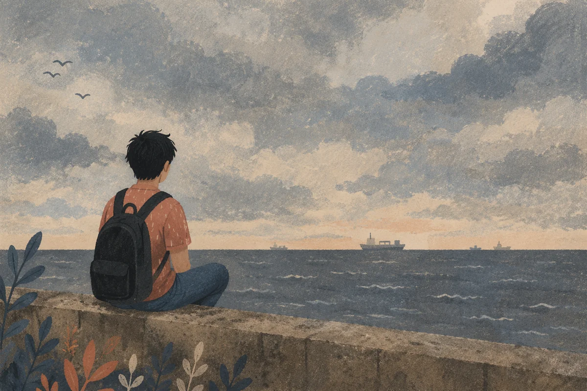 Solitary Longing Beside a Distant Horizon