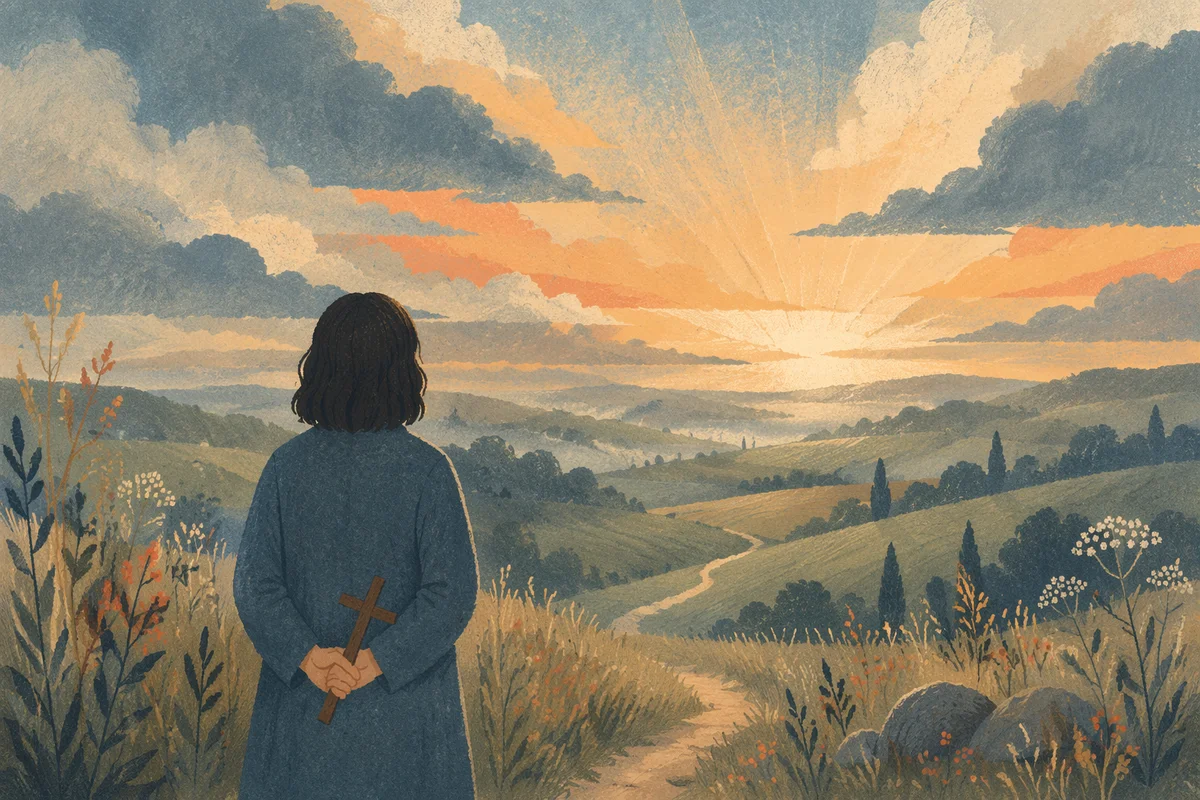 Prayerful Longing at Dawn Horizon