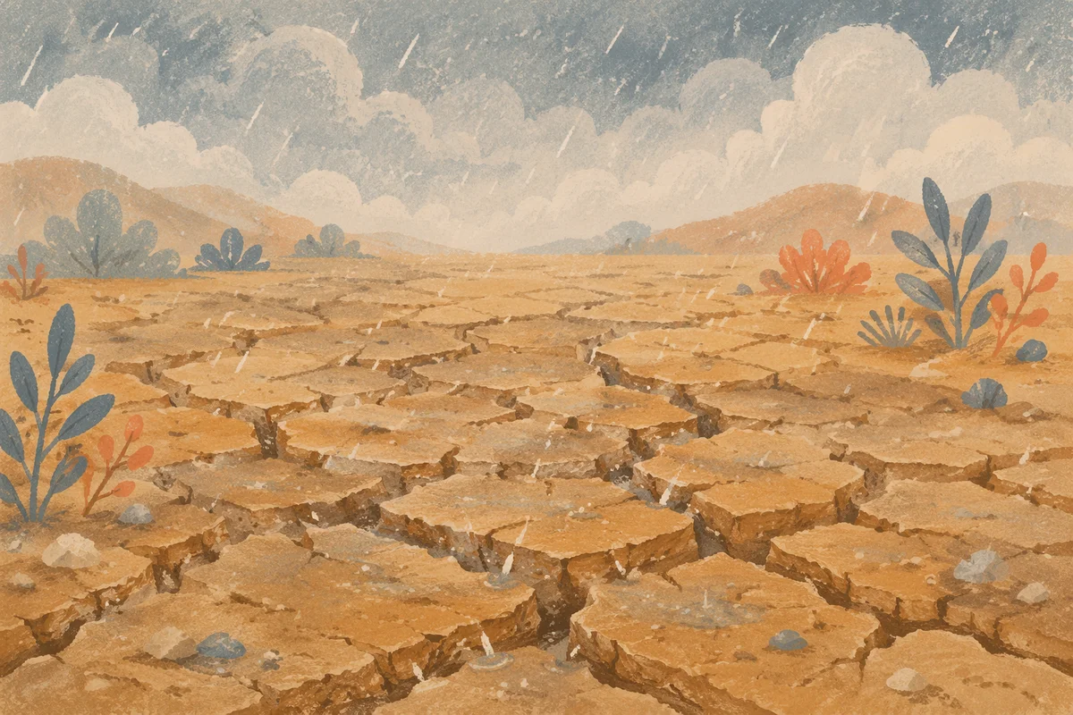 Gentle Rain Bringing Mercy to Dry Earth
