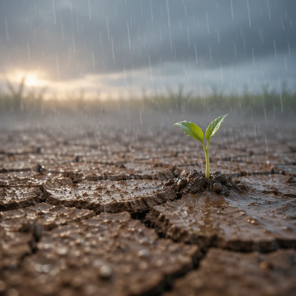 Gentle Rain Bringing Mercy to Dry Soil