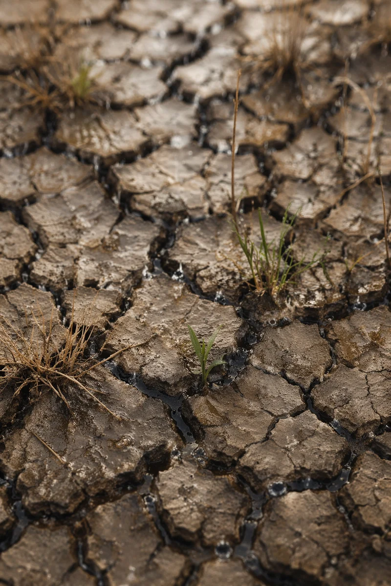 Gentle Rain Renewing Cracked Earth