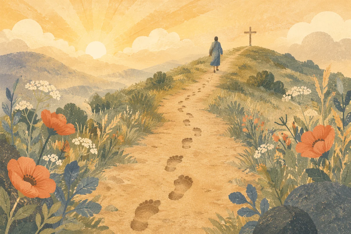 Obedient Footsteps Toward the Morning Cross