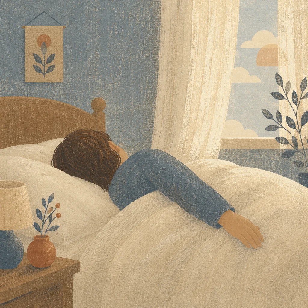 Peaceful Dawn Sleep in Quiet Bedroom