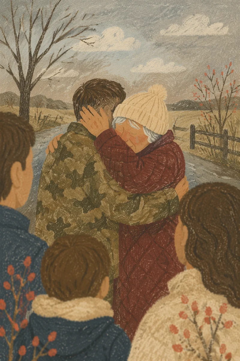 Tears of Joy Rural Reunion Embrace