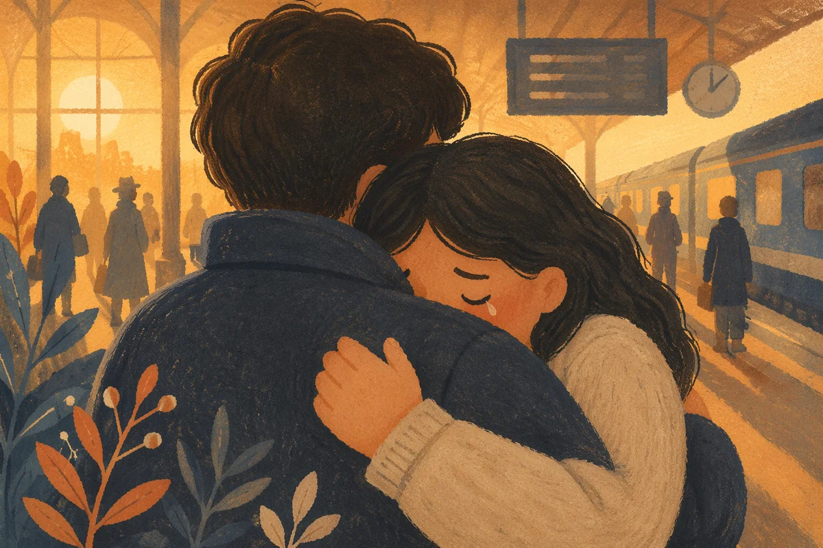 Tears of Joy Reunion Embrace
