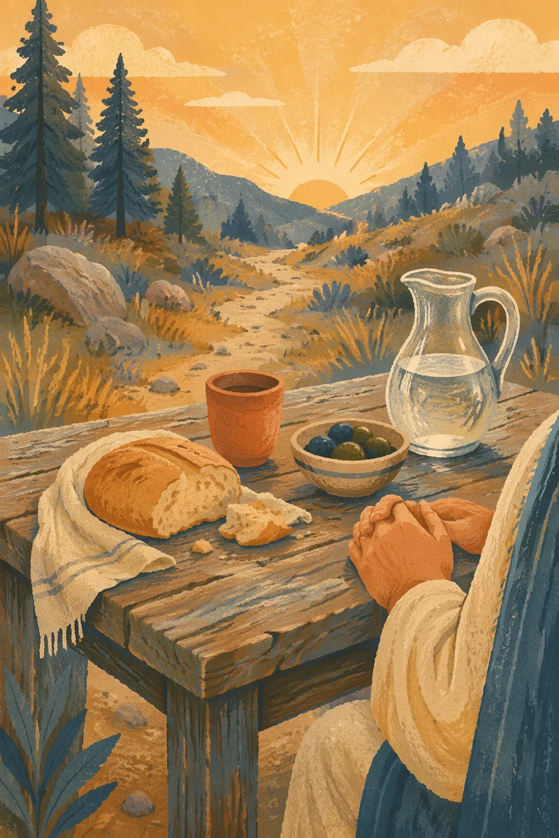 Provision Table in Dawn Wilderness