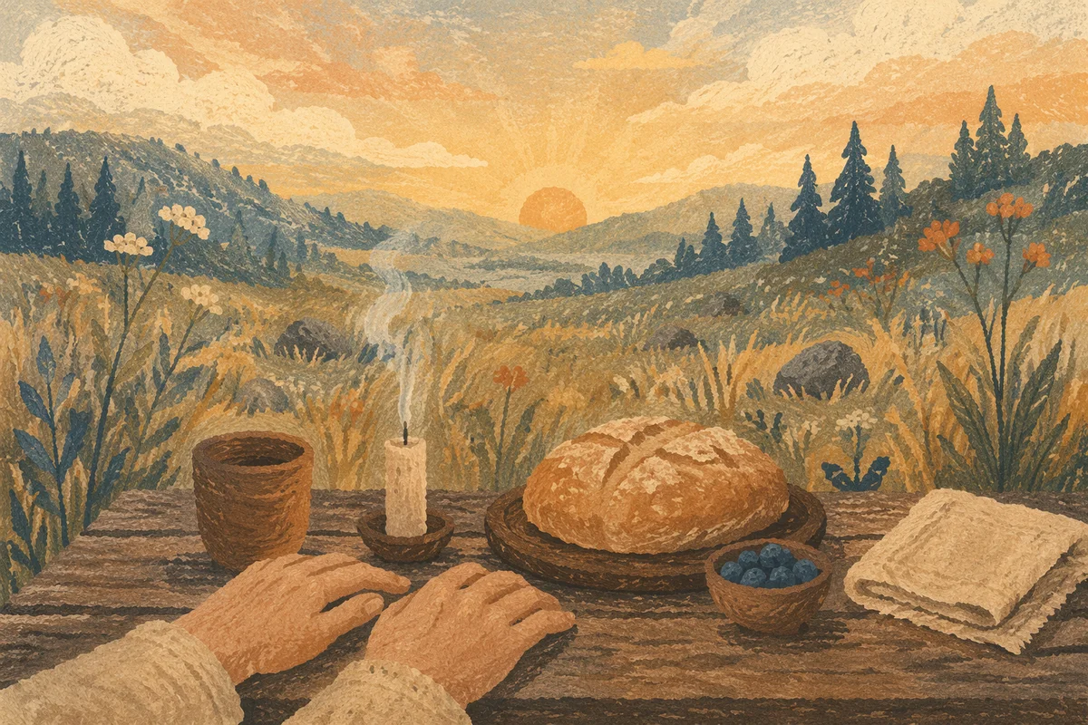 Provision Table in Dawn Wilderness