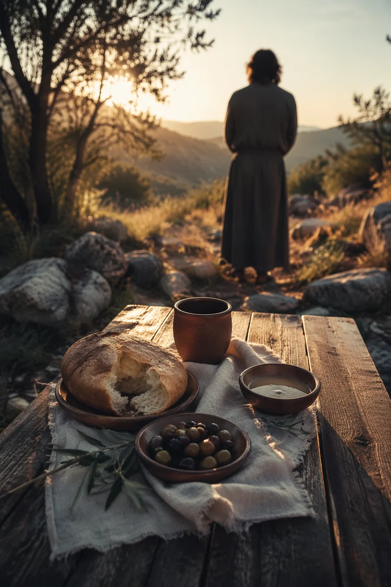 Provision Table in Wilderness Gratitude