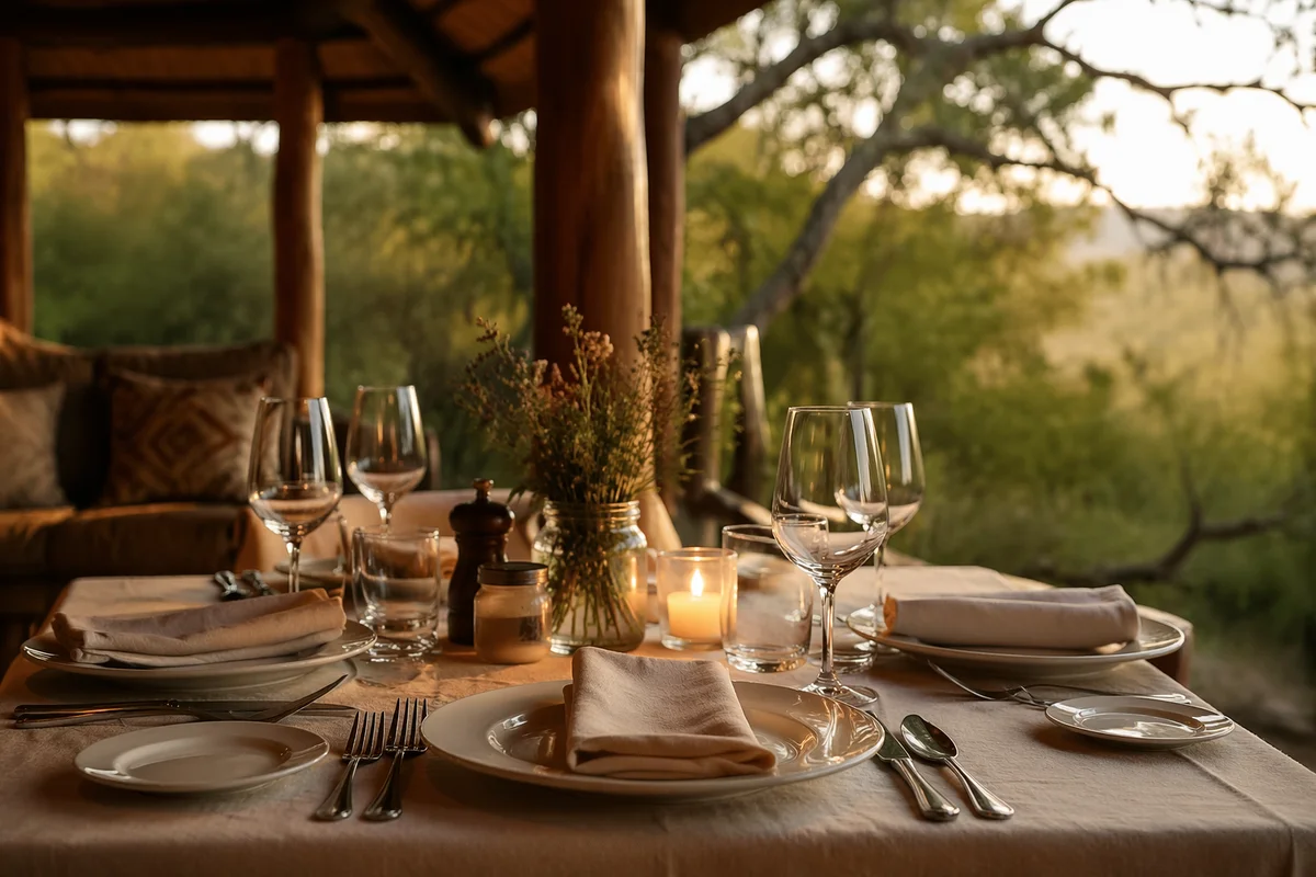 Provision Table in a Wilderness Lodge