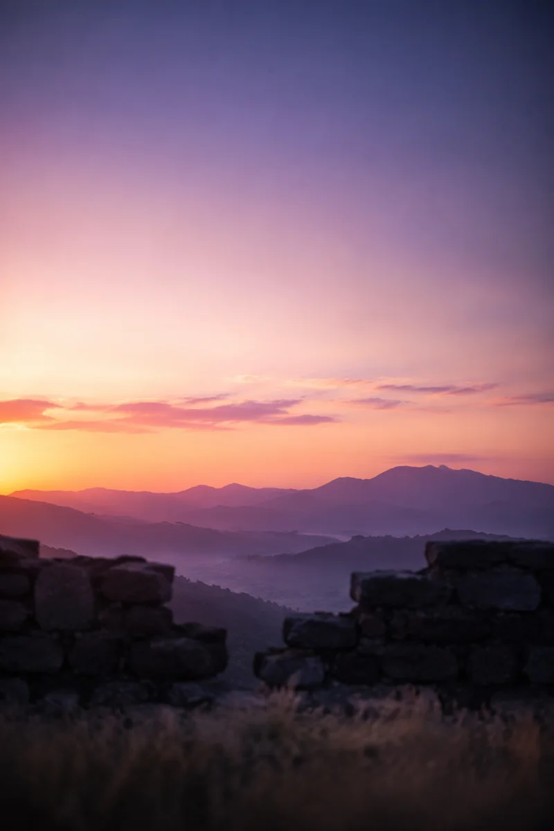 Redemption Sunrise Beyond a Broken Wall