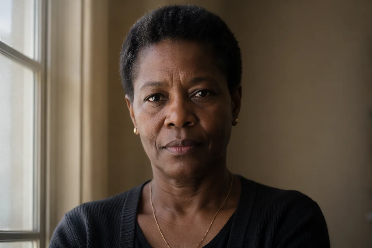 Close Up Portrait of Resilient Woman