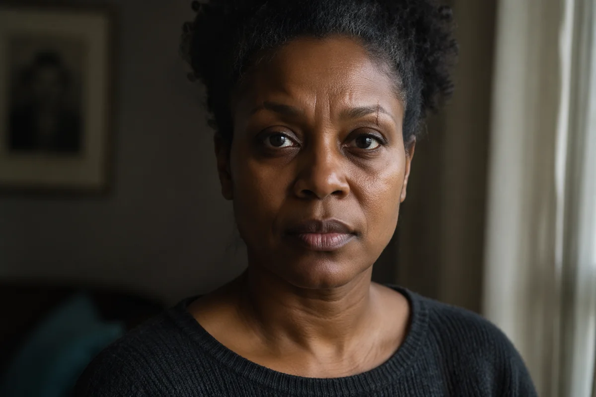 Resilient Woman Close Up Portrait