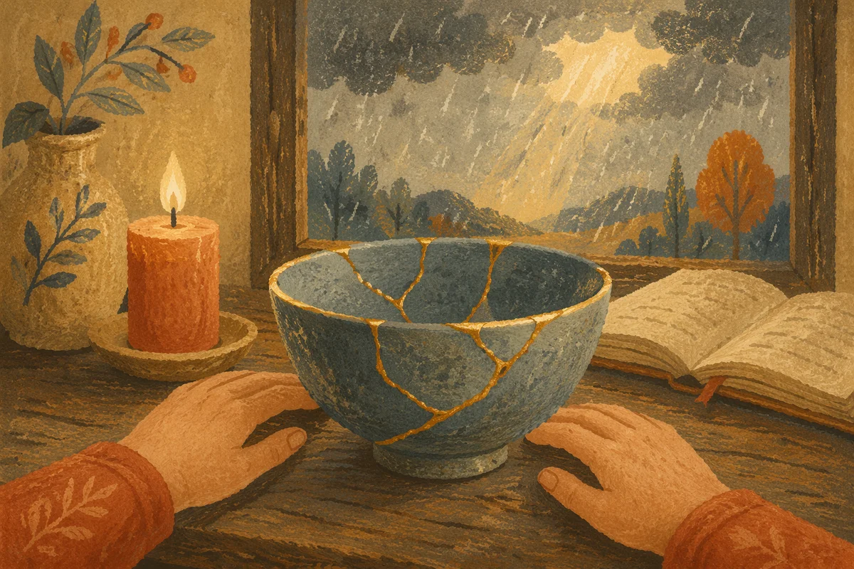Gold Mended Bowl of Quiet Restoration