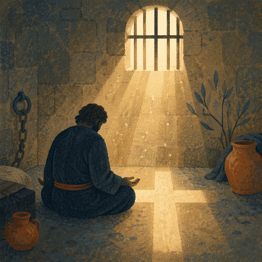 Salvation Light Through Prison Bars