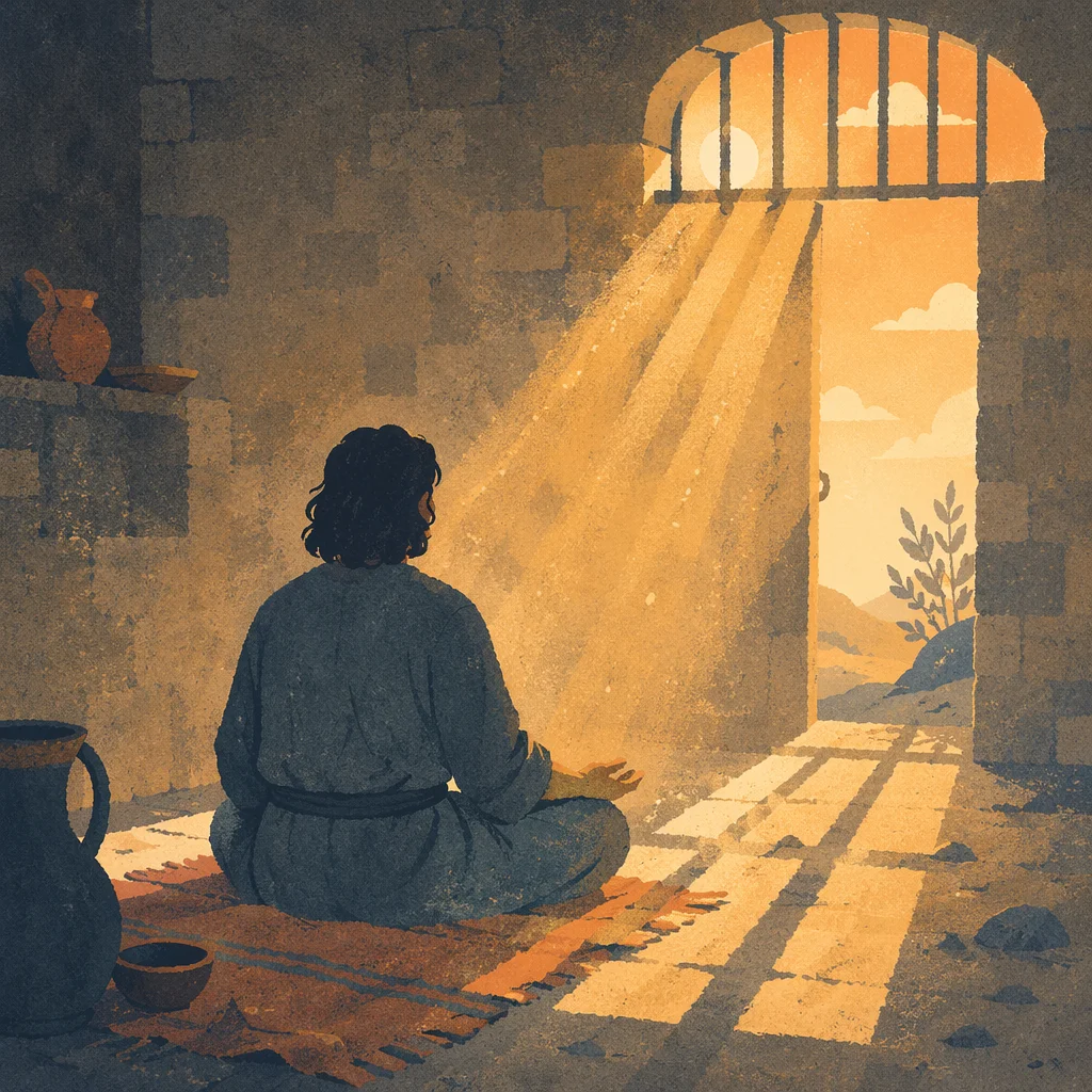Salvation Light Through Prison Bars