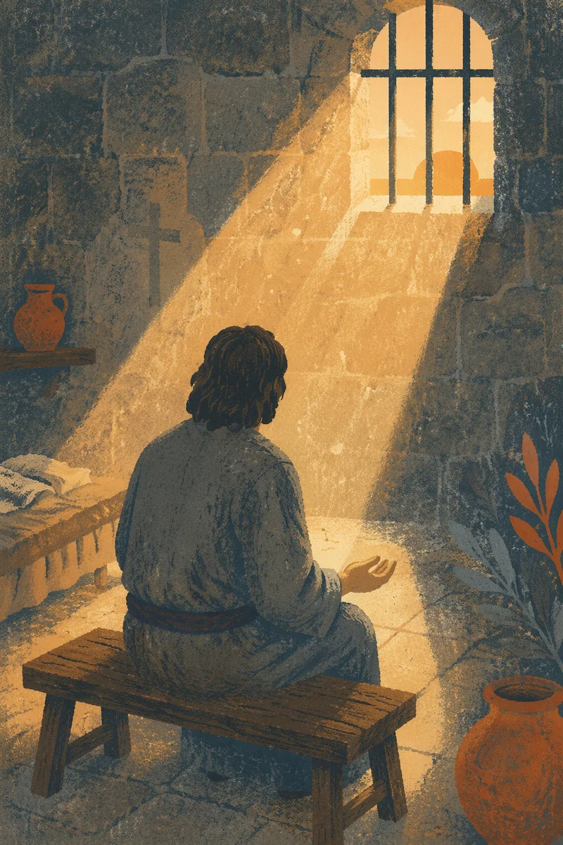Salvation Light Through Prison Bars