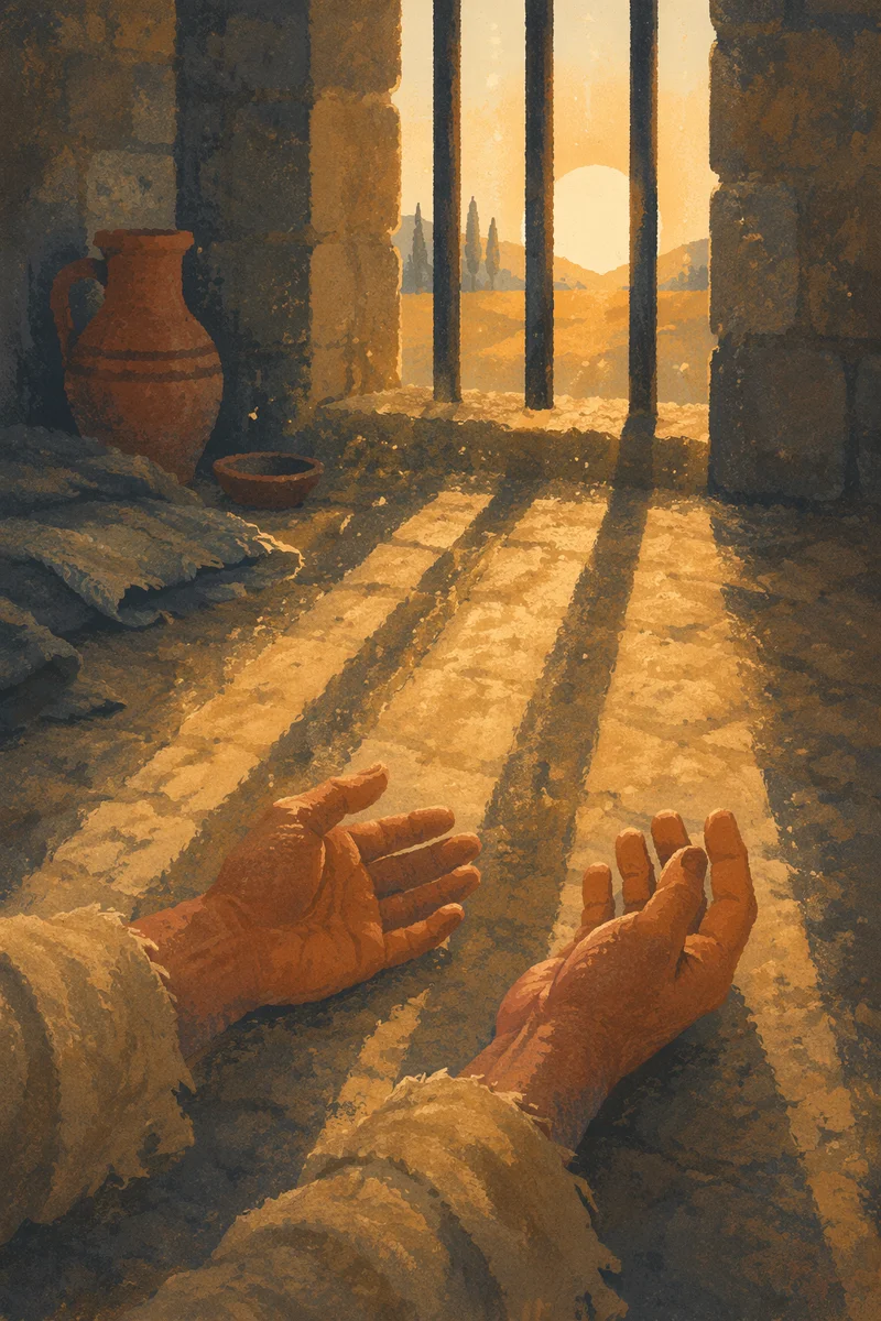 Salvation Light Through Prison Bars