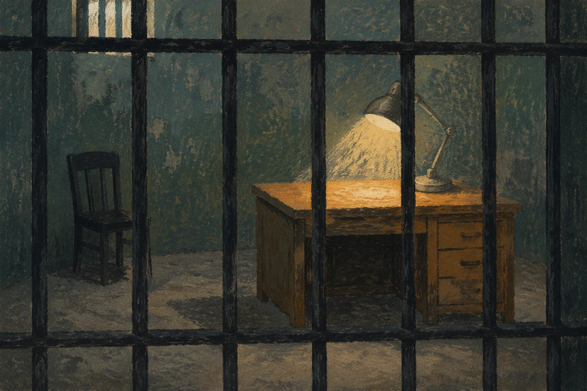 Salvation Light Through Prison Bars