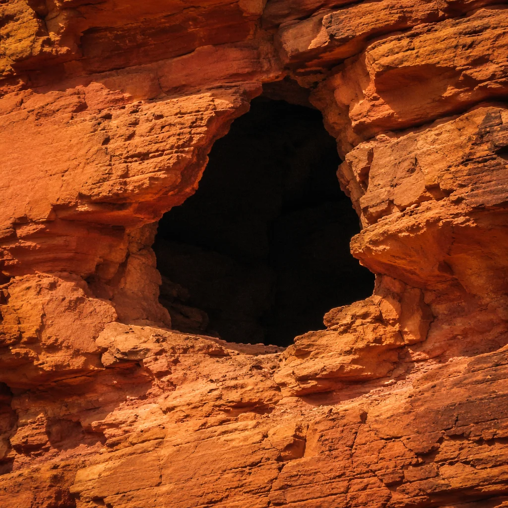 Rugged Sandstone Rock of Enduring Faith