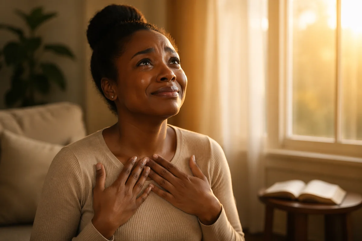 Joyful Young Woman in Morning Light