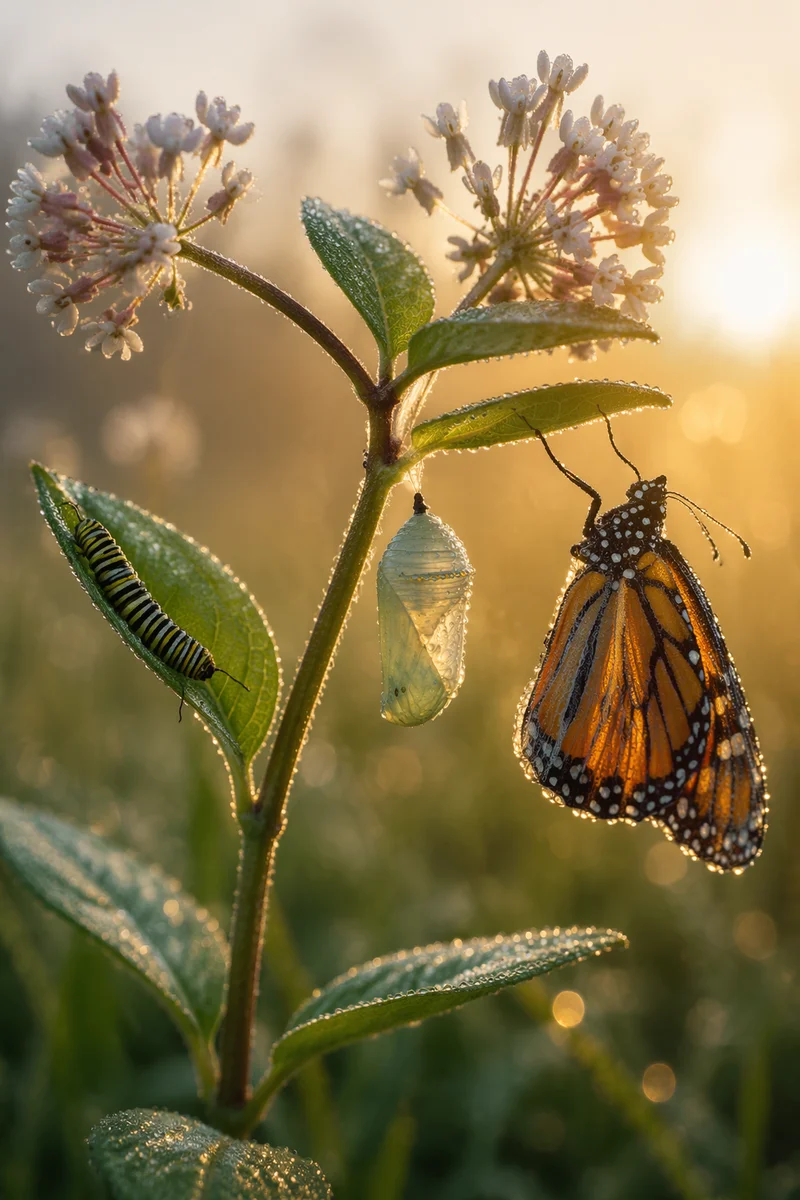 Emotional Transformation from Caterpillar to Butterfly