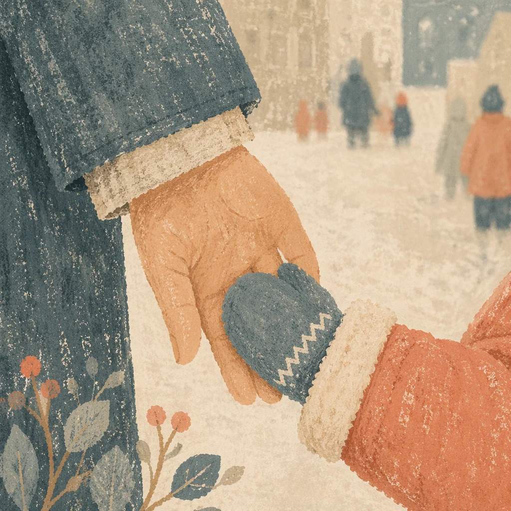 Child Holding Adult Hand in Trust