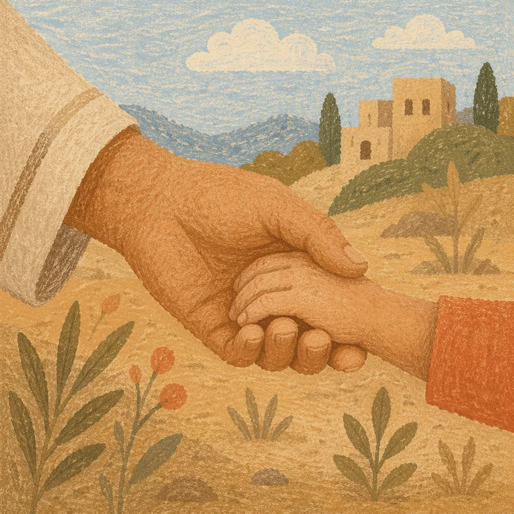 Tender Trust Between Parent and Child