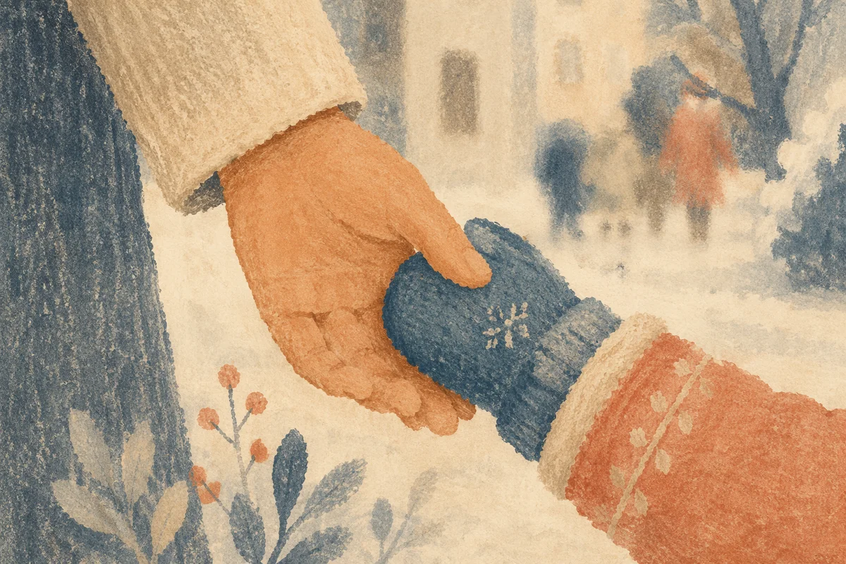 Child Holding Adult Hand in Trust