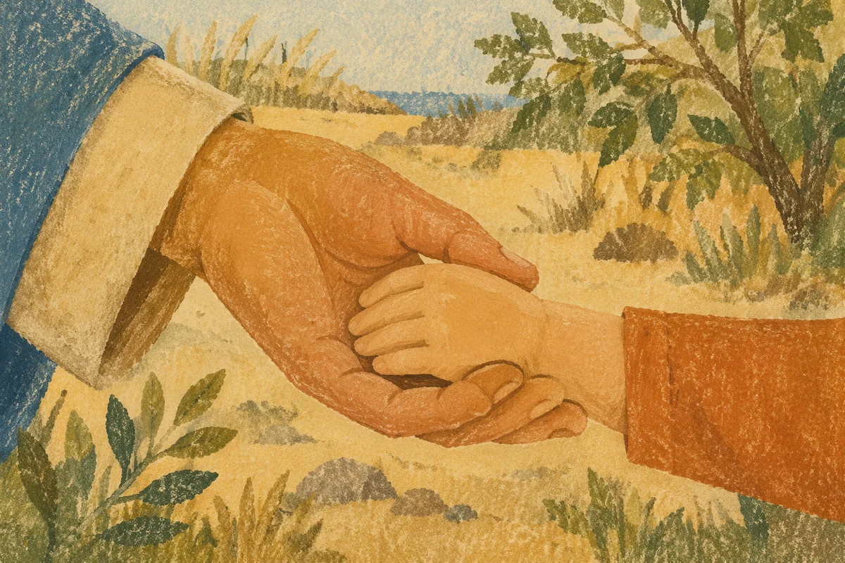 Tender Trust Between Parent and Child