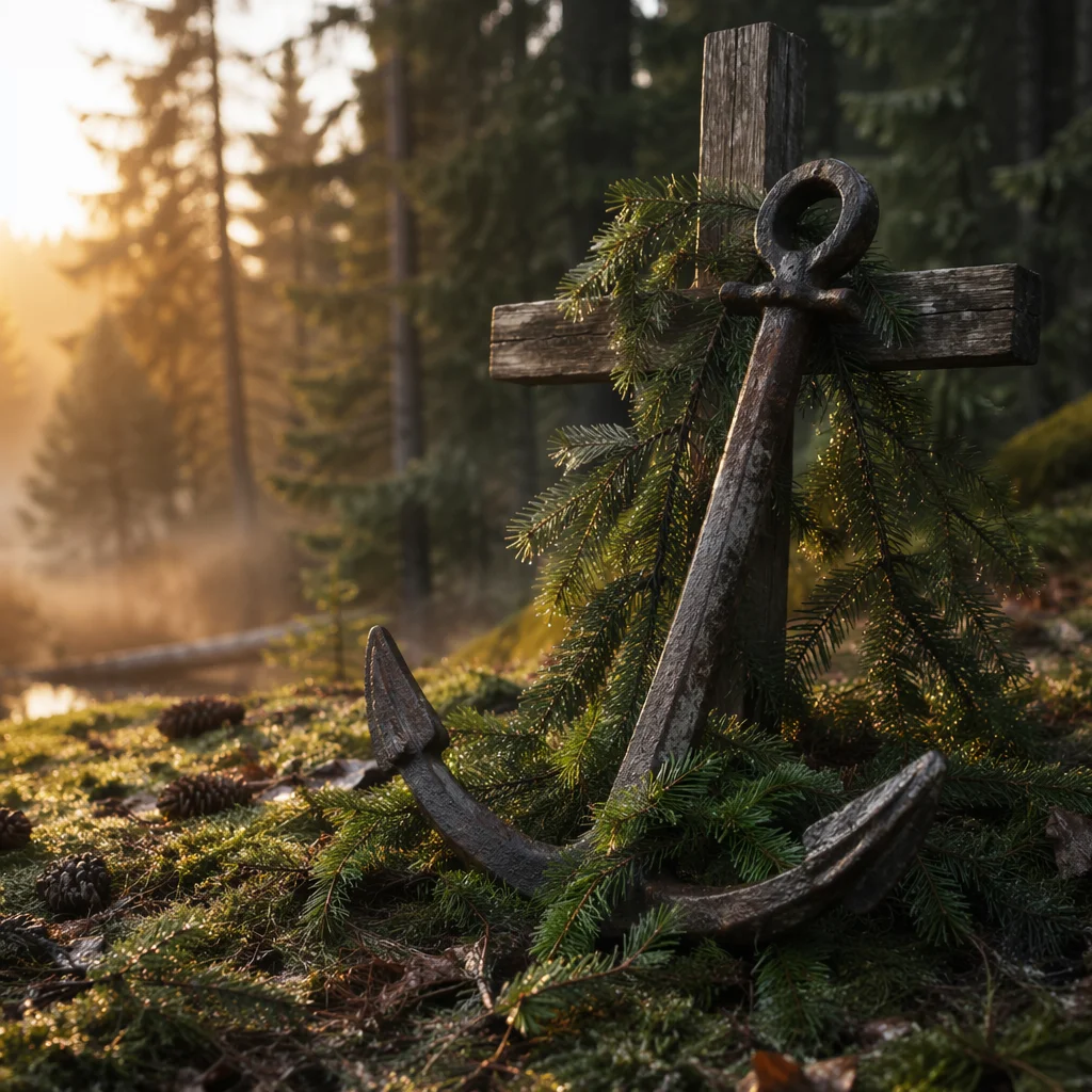 Anchor and Cross in Evergreen Hope