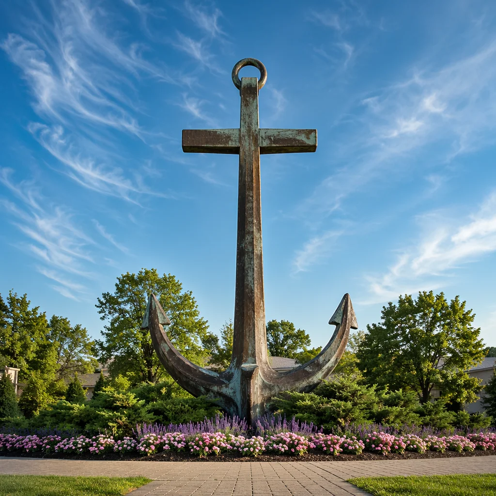 Anchor Cross Hope Garden Monument