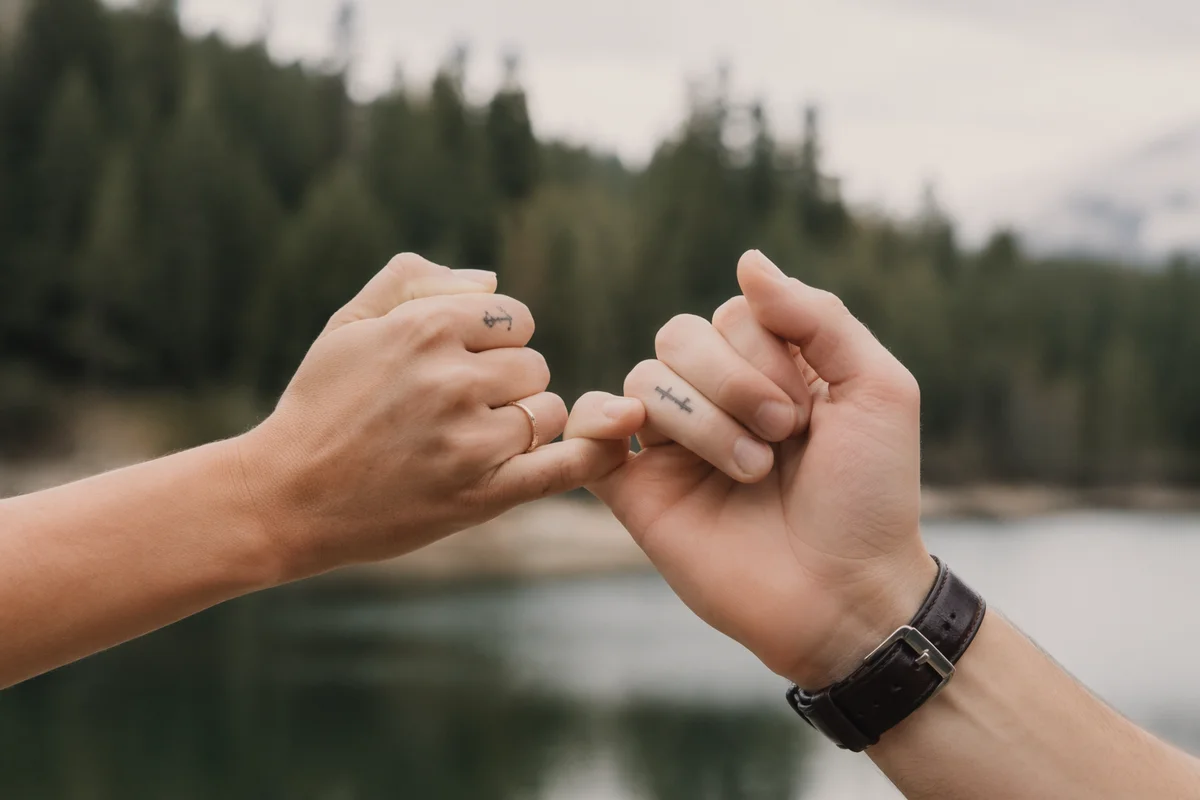 Anchor and Cross Pinky Promise of Hope