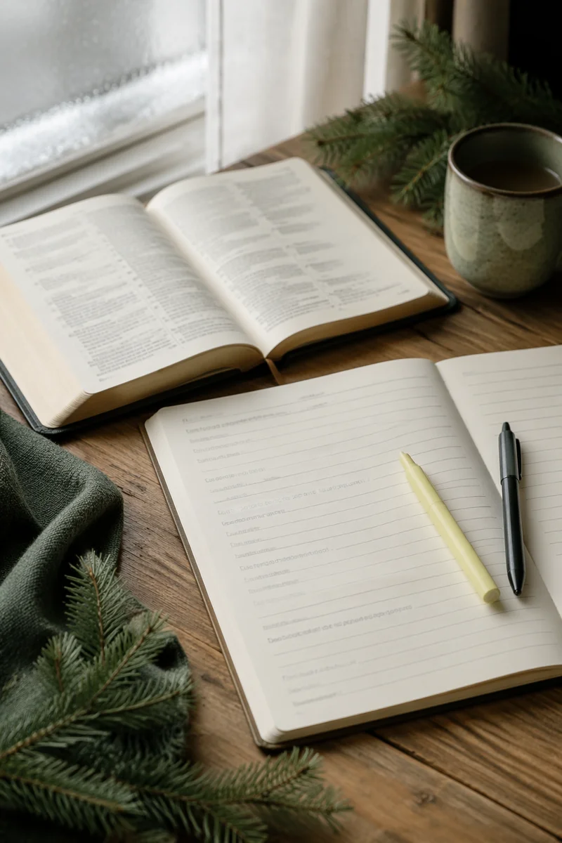 Evergreen Bible Study Workbook Morning Scene