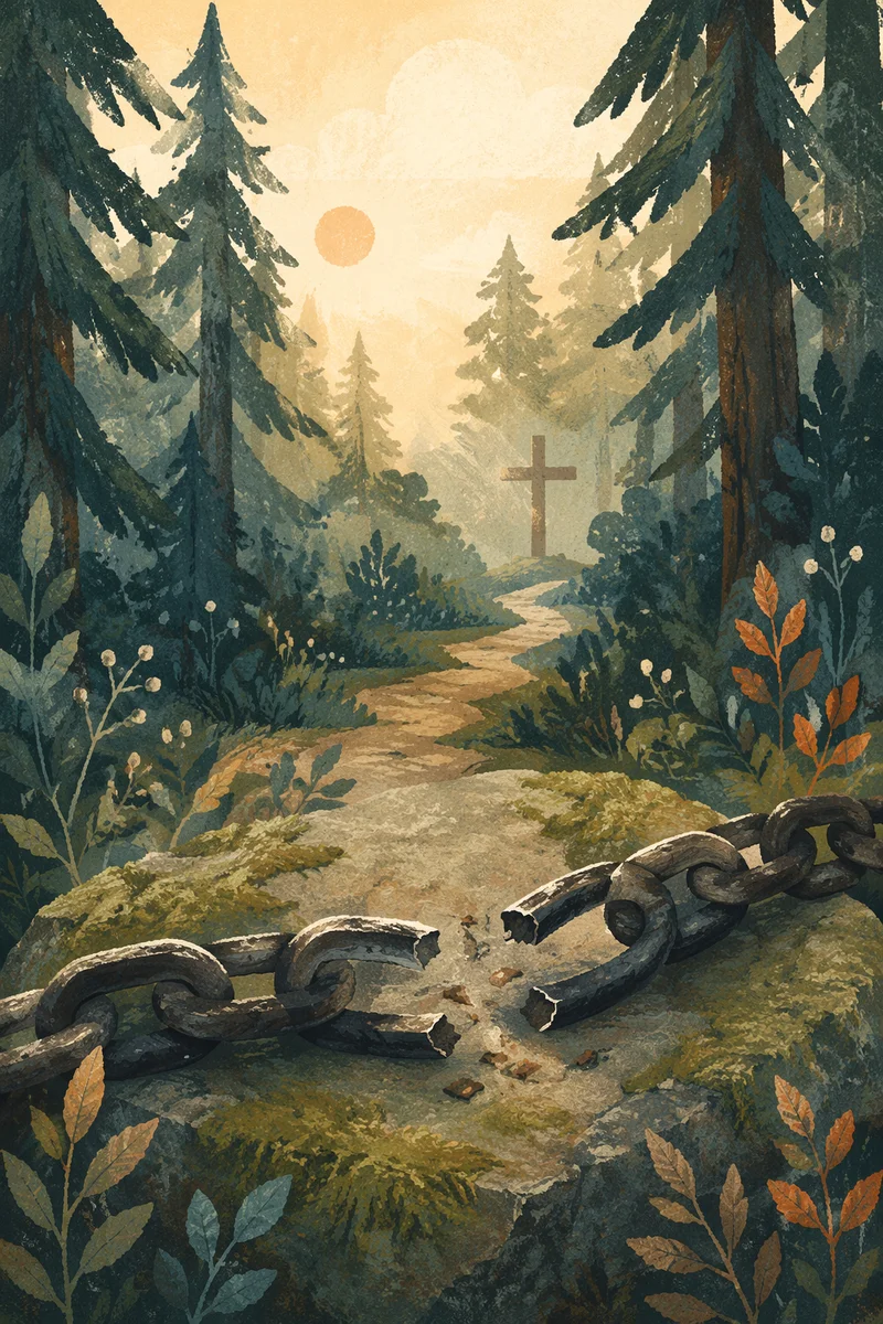 Broken Chains by Evergreen Forest Cross