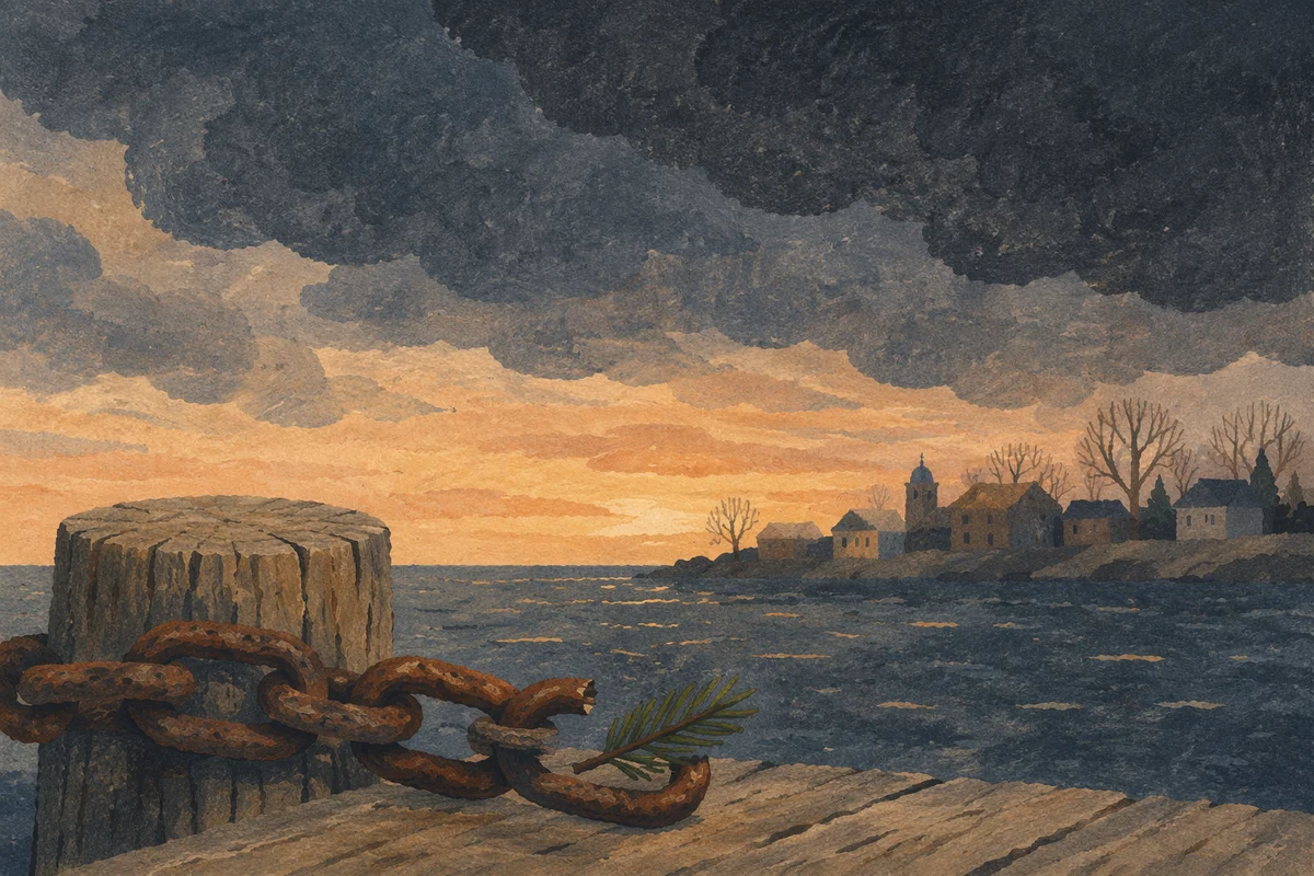 Broken Chains at Dawn Harbor