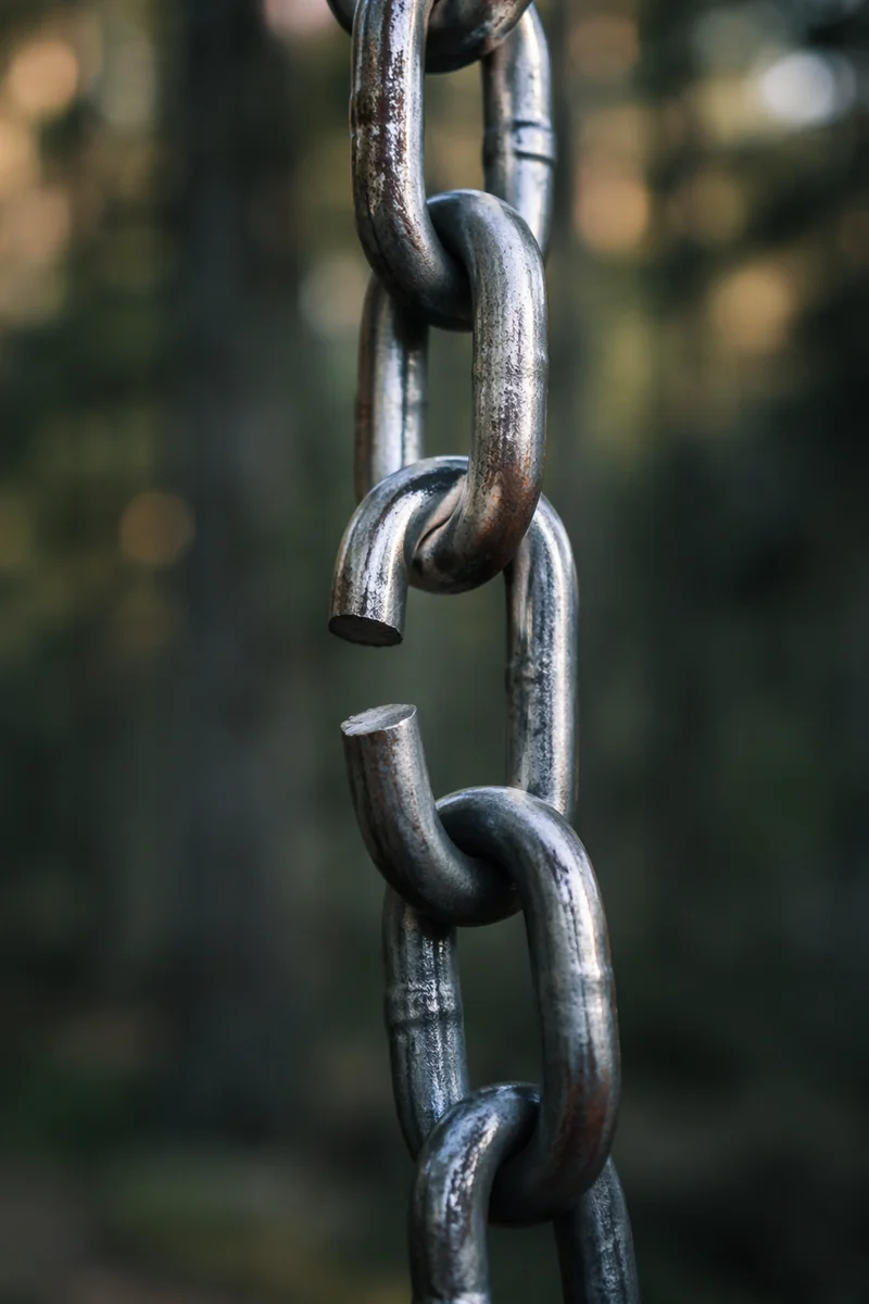 Broken Chain Freedom in Evergreen Light