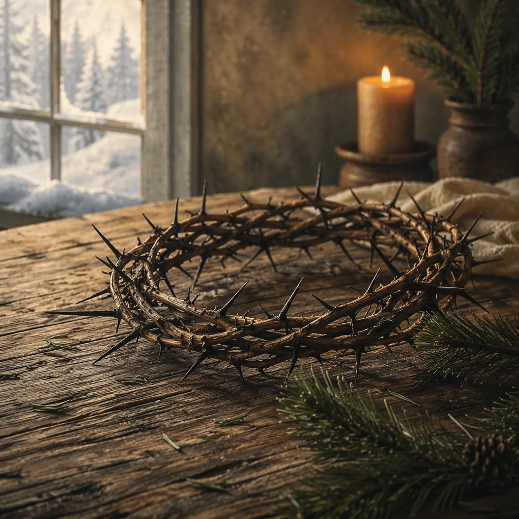 Crown of Thorns with Evergreen Dawn