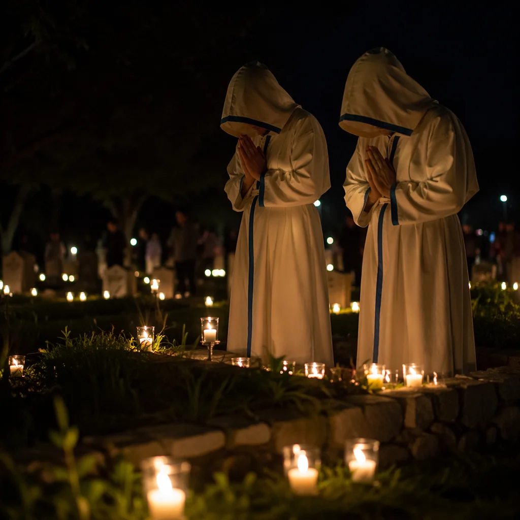 Candlelit Prayer in Memorial Garden