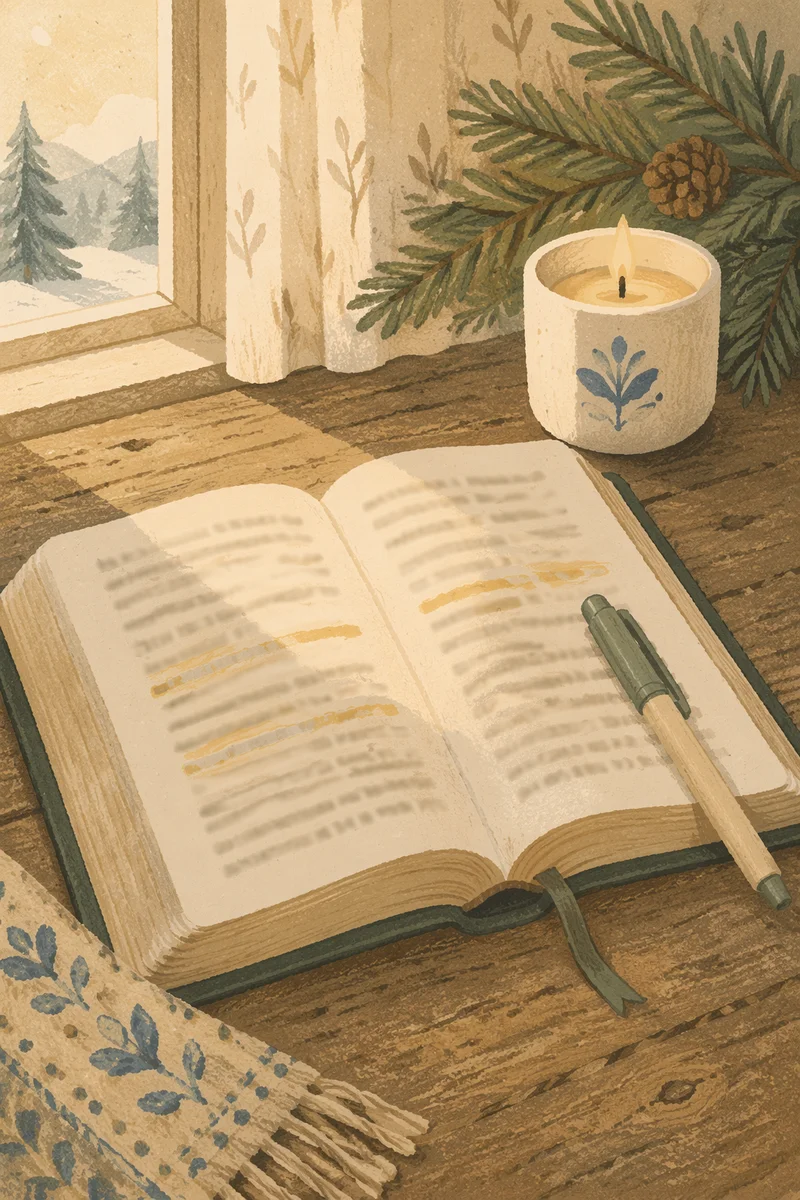 Highlighted Bible Passages with Evergreen Devotion
