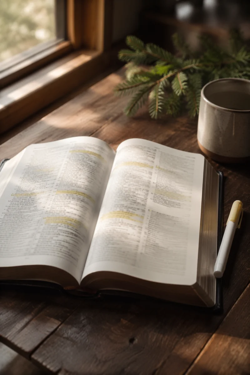 Highlighted Bible Passages for Quiet Devotion
