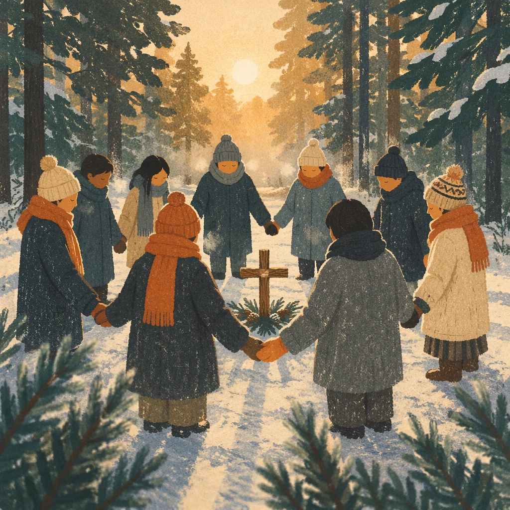 Winter Evergreen Intercessory Prayer Circle