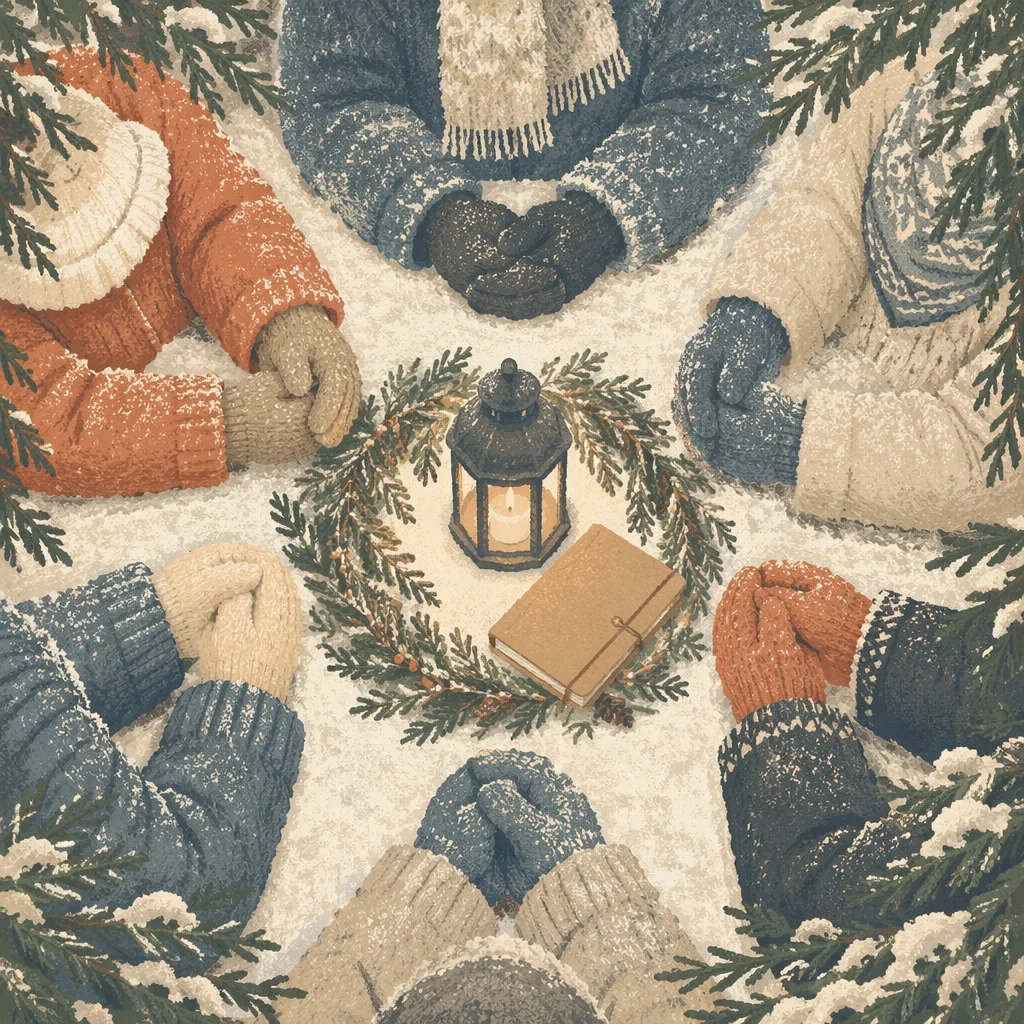 Evergreen Intercessory Prayer Circle in Snow