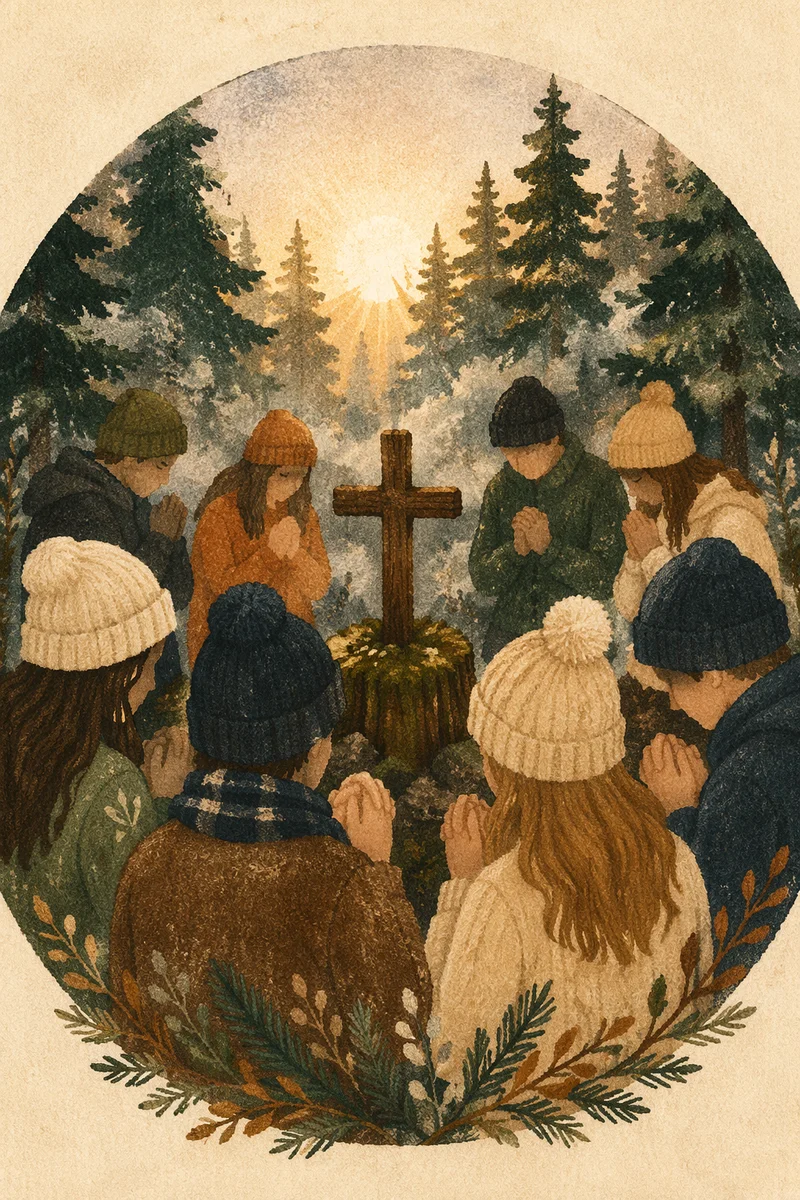 Intercessory Prayer Circle in Evergreen Dawn