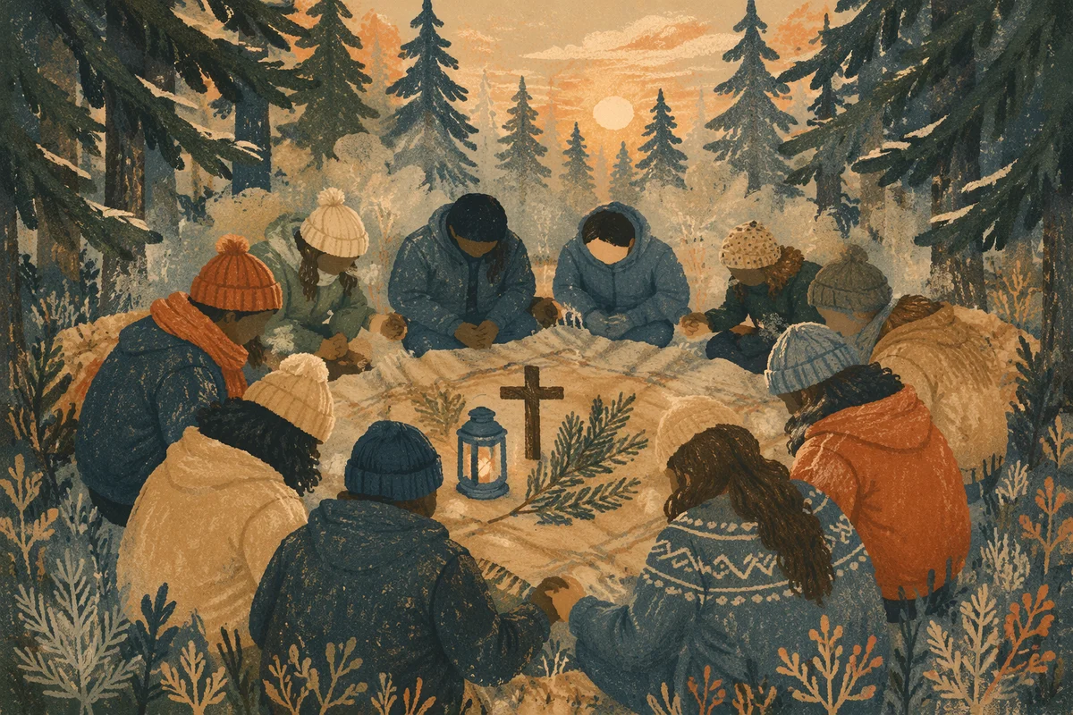 Intercessory Prayer Circle in Evergreen Dawn
