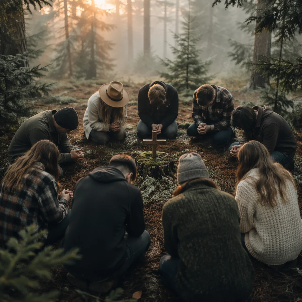 Intercessory Prayer Circle in Evergreen Grove