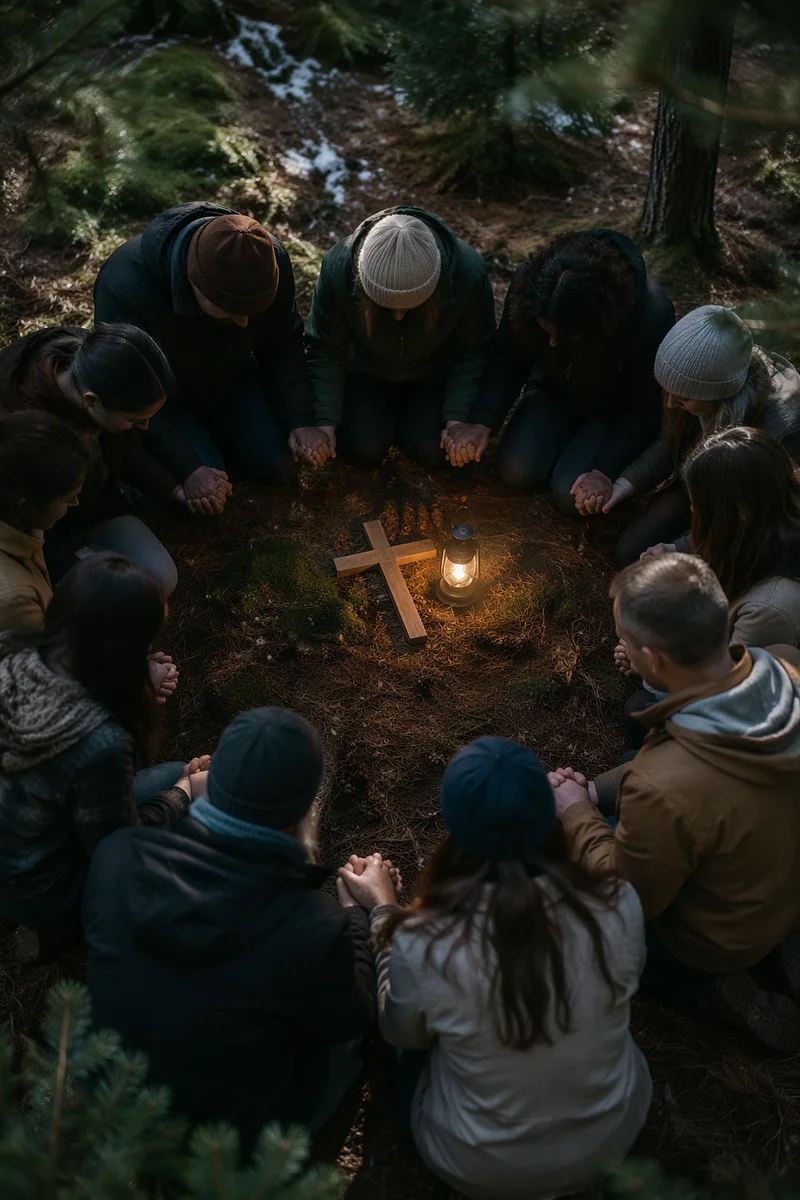 Intercessory Prayer Circle in Evergreen Grove