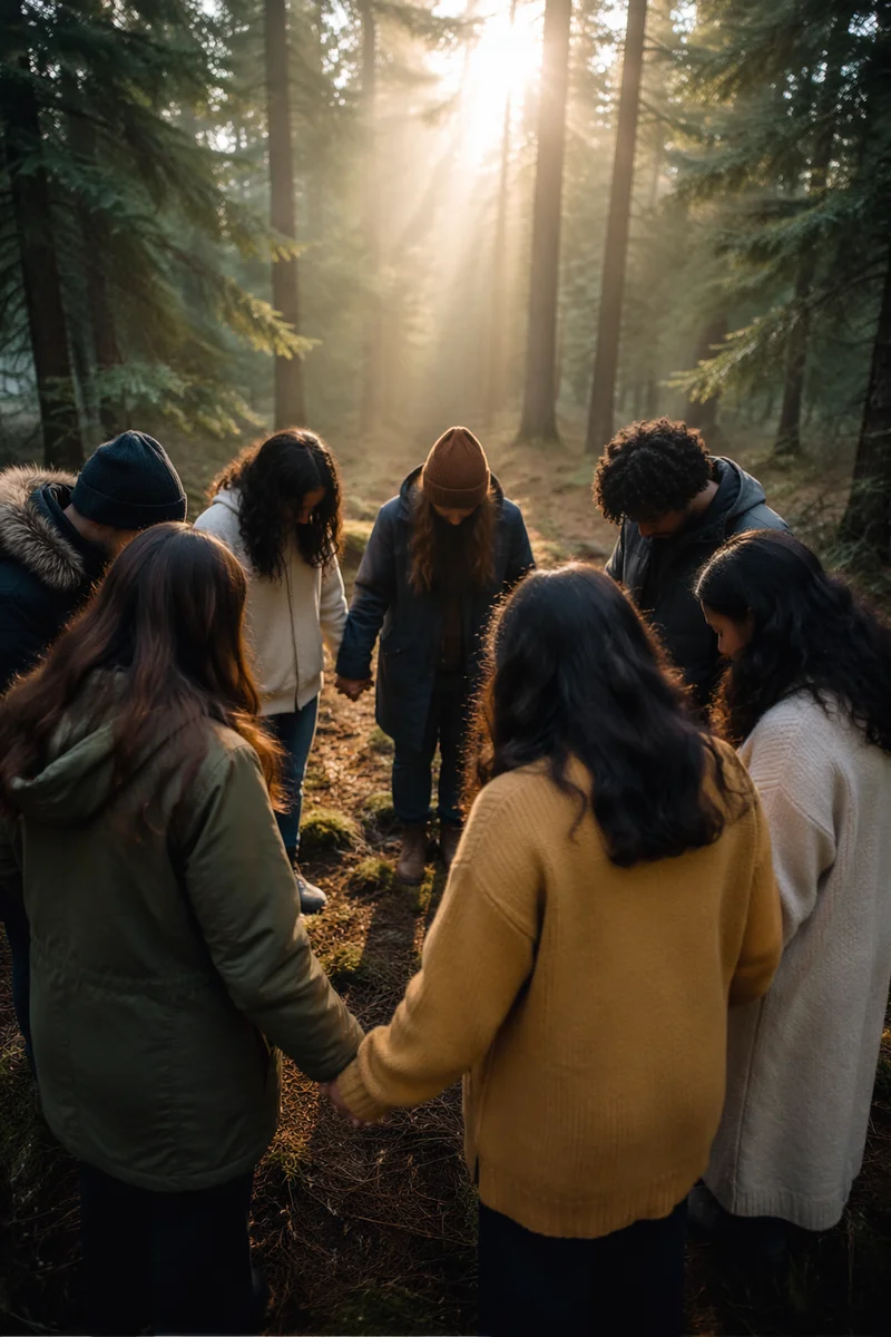 Intercessory Prayer Circle in Evergreen Grove